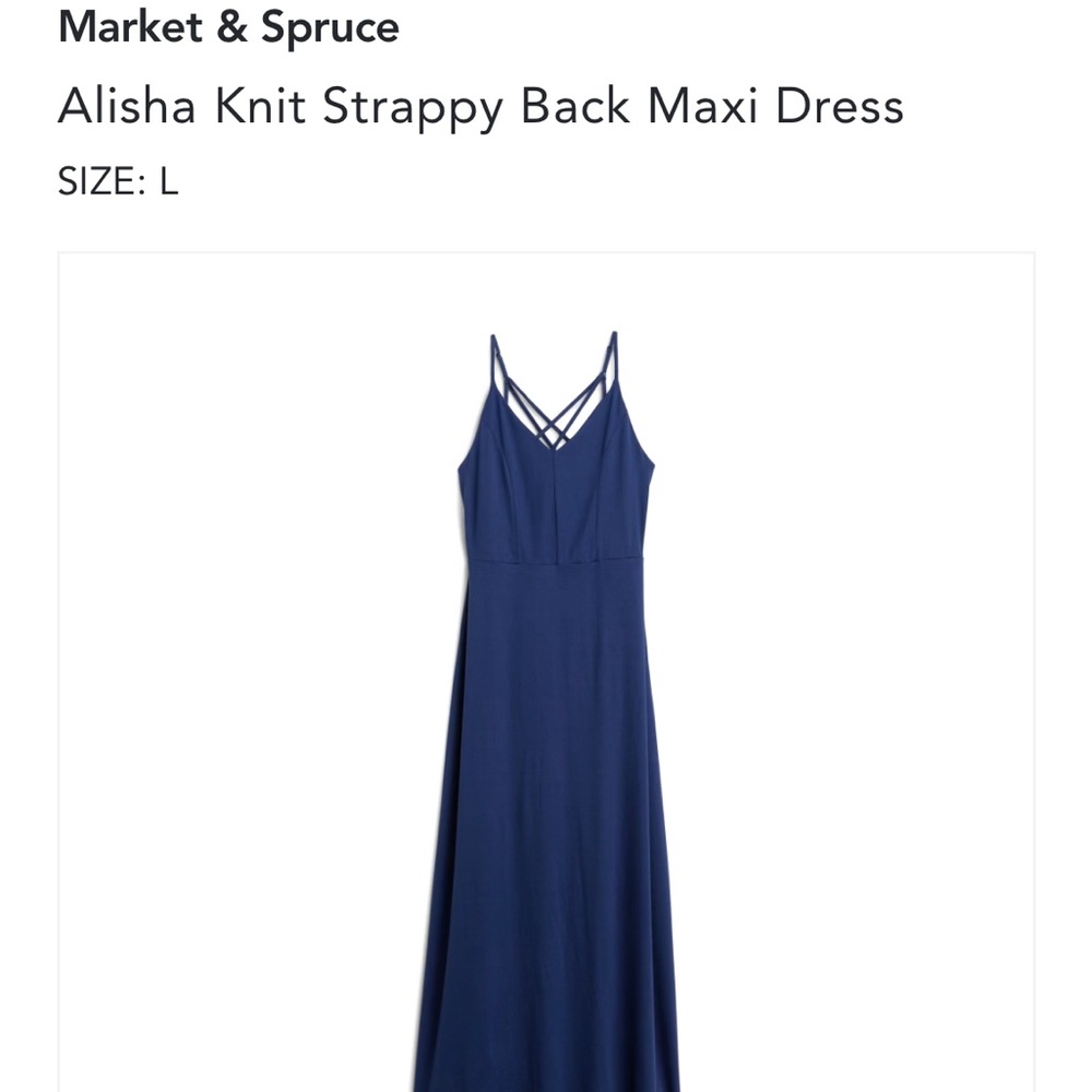 Market & Spruce BRAND NEW with Tags
Alisha Knit Strappy Back Maxi Dress